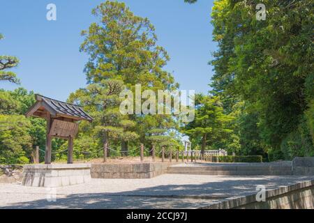 Nara, Japan - Mausoleum of Empress Hibasuhime no Mikoto in Nara, Japan. She was the wife of the 11th emperor of Japan. Stock Photo