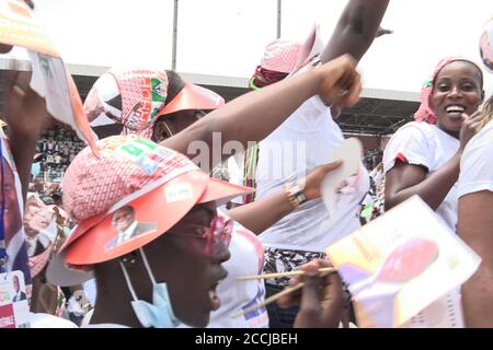 Abidjan,Ivory-Coast campaign Stock Photo