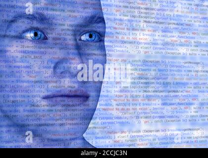 Learn the programming language - 3D Concept Stock Photo