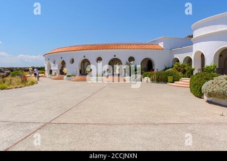 RHODES, GREECE - May 13, 2018: Kalithea Springs or Kalithea Therme with spa in Rhodes. Stock Photo