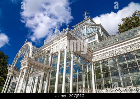 Victorian conservatory at Horniman Museum and Gardens, London, UK Stock Photo