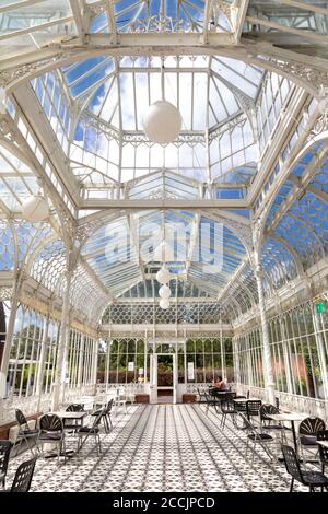 Victorian conservatory at Horniman Museum and Gardens, London, UK Stock Photo