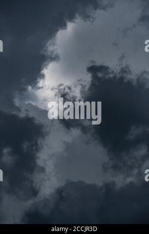Storm clouds gather over the UK. Stock Photo