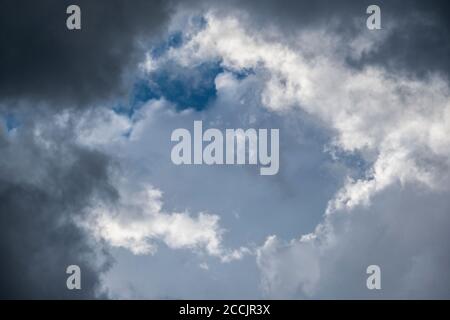 Storm clouds gather over the UK. Stock Photo