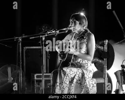 Anni B Sweet concert at Finca El Portón, Alhaurín de La Torre, Málaga, Andalusia, Spain. Stock Photo