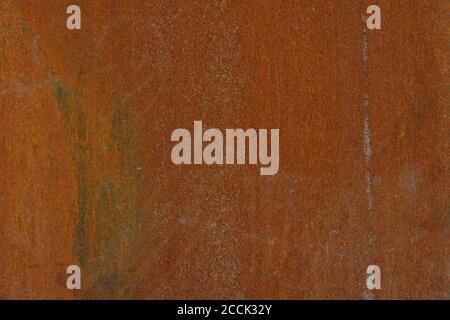 Deep Red Rusty iron or steel texture and surface. Vintage and industrial concept, Rust on metal material with scratch and bumpy surface. Stock Photo