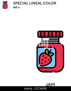 Jam Special lineal color icon. Illustration symbol design template for web mobile UI element. Perfect color modern pictogram on editable stroke. Stock Vector