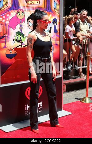 LOS ANGELES - JUL 22:  Halsey at the Teen Titans Go! To the Movies Premiere on the TCL Chinese Theater IMAX on July 22, 2018 in Los Angeles, CA Stock Photo