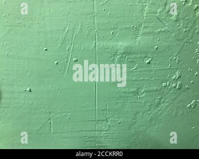 Wall green pattern background texture architecture abstract cement brick. Old surface building material vintage textured stone. Dirty interior empty s Stock Photo