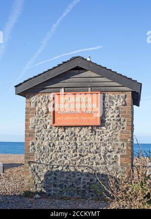 Brighton Fishing Museum, UK, 2020.  The Museum is a registered independent museum established in co-operation with the local fishing community in 1994 Stock Photo