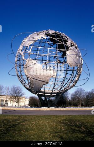 Unisphere in Flushing Meadows–Corona Park, Queens, NY. Stock Photo