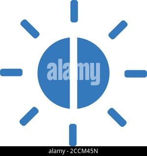 Balance, brightness control icon. Beautiful design and fully editable vector for commercial use, printed files and presentations, Promotional Material Stock Vector