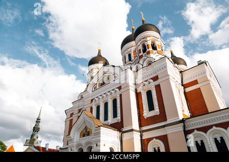 Alexander Nevsky Cathedral in Tallinn, Estonia Stock Photo