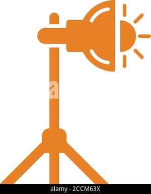 Photography studio, lighting icon - Perfect for use in designing and developing websites, printed files and presentations, Promotional Materials, Illu Stock Vector