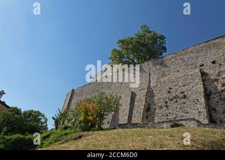 town wall, Motovun, Istria, Croatia Stock Photo