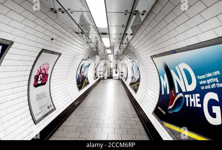 London Tube Station UK Stock Photo