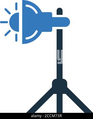 Photography studio, lighting icon - Perfect for use in designing and developing websites, printed files and presentations, Promotional Materials, Illu Stock Vector