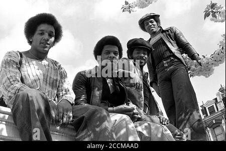 The Real Thing British Black Soul group in in Toxteth Liverpool 8 in ...