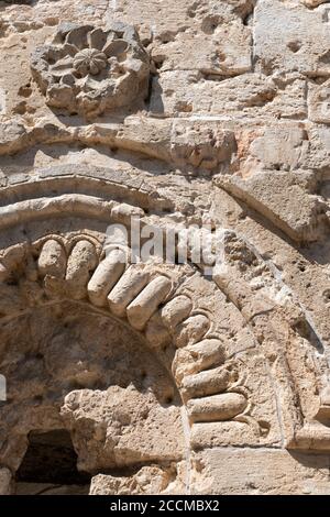 Israel, Jerusalem. Zion Gate, circa 1540, one of eight Gates of the Old City of Jerusalem. AKA the Wounded Gate because of the pockmarks. Stock Photo