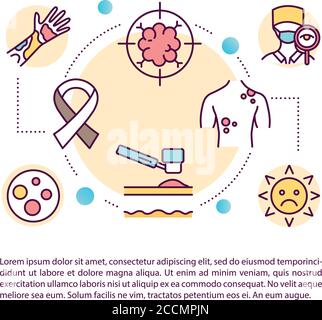 Skin cancer brochure template Stock Vector Image & Art - Alamy
