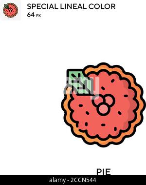 Island Hand drawn color icon. Modern vector illustration concepts. Easy to edit and customize. Stock Vector