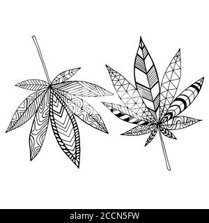psychedelic weed coloring pages