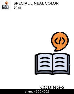 Factory-2 Special lineal color icon. Illustration symbol design template for web mobile UI element. Perfect color modern pictogram on editable stroke. Stock Vector
