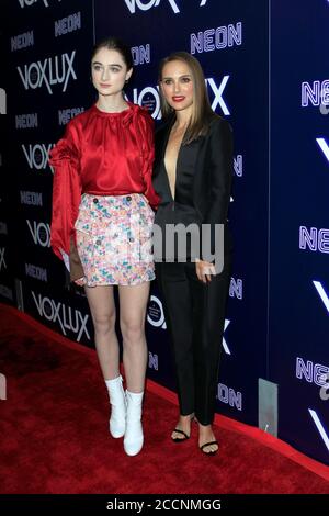 LOS ANGELES - DEC 5:  Raffey Cassidy, Natalie Portman at the Vox Lux Los Angeles Premiere at the ArcLight Hollywood on December 5, 2018 in Los Angeles, CA Stock Photo
