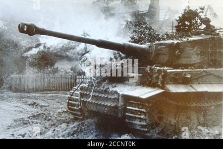 German Tiger Tank on the Eastern Front 1944 Stock Photo - Alamy