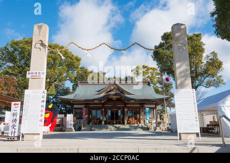 Hyogo, Japan - Oishi shrine in Ako, Hyogo, Japan. The shrine was originally built in 1900. Stock Photo