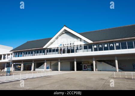 Hyogo, Japan - Banshu Ako Station in Ako, Hyogo, Japan. The station is operated by West Japan Railway Company (JR West). Stock Photo