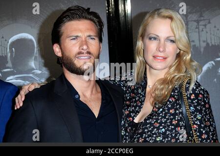 LOS ANGELES - FEB 5:  Scott Eastwood, Alison Eastwood at the The 15:17 To Paris World Premiere at the Warner Brothers Studio on February 5, 2018 in Burbank, CA Stock Photo