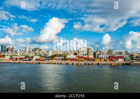The beautiful city of Montevideo, Uruguay Stock Photo