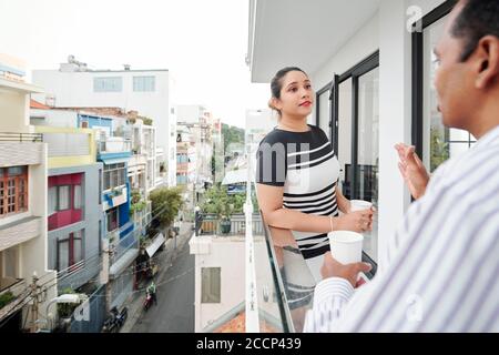 Indian businessman and businesswoman Stock Photo