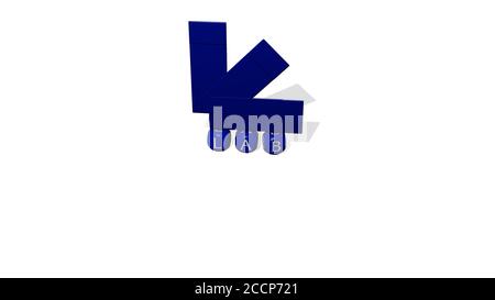 lab 3D icon over cubic letters, 3D illustration Stock Photo - Alamy