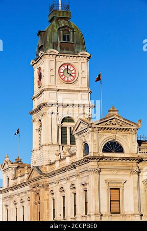 Ballarat Australia / The circa 1872 Ballarat Town Hall. Stock Photo