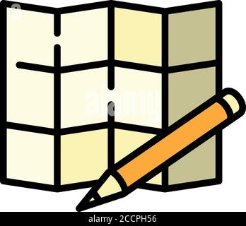 Architect square paper icon. Outline architect square paper vector icon for web design isolated on white background Stock Vector