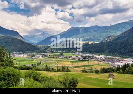 Town of Imst in Tirol, Austria, Europe. Stock Photo