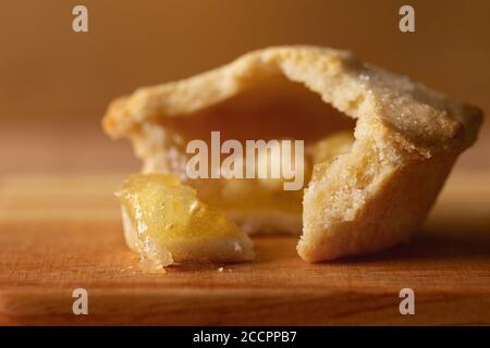 Apple Pie showing delicious filling Stock Photo