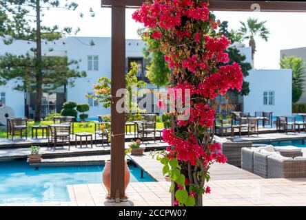 Sunprime Miramare Beach holiday resort in Rhodes,Greece Stock Photo