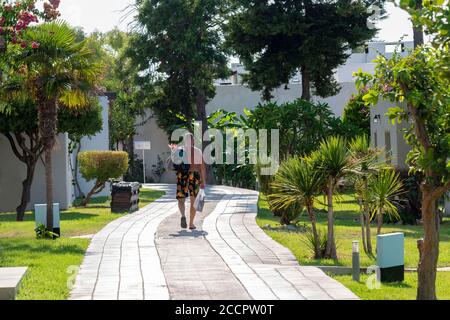 Sunprime Miramare Beach holiday resort in Rhodes,Greece Stock Photo