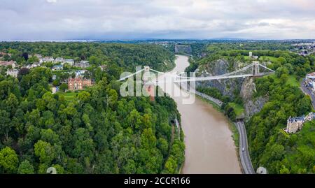 Clifton Suspension Bridge, Bristol, England, United Kingdom Stock Photo