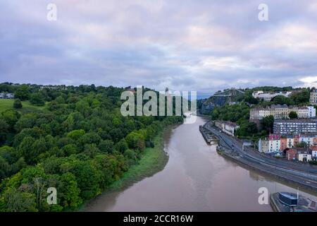 Clifton Suspension Bridge, Bristol, England, United Kingdom Stock Photo