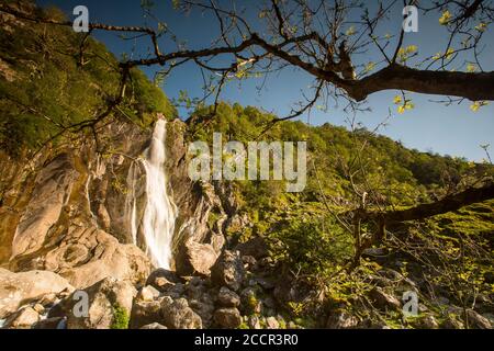 Aber Falls Waterfall Stock Photo
