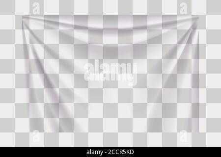 transparent template wrinkle shadow for any back Stock Vector
