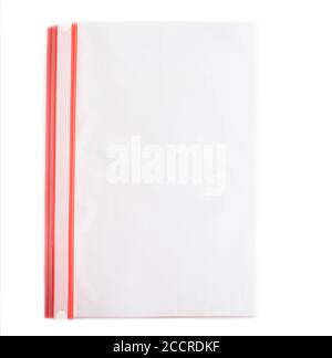 folder with files for documents and papers on white background, isolate Stock Photo