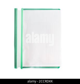 folder with files for documents and papers on white background, isolate Stock Photo