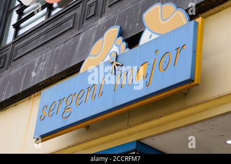 Bordeaux , Aquitaine / France - 08 20 2020 : sergent major logo and text sign front of shop chain of clothing store for kids children Stock Photo