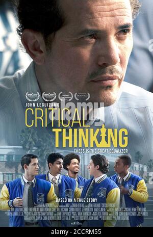 Critical Thinking (2020) directed by John Leguizamo and starring John Leguizamo, Rachel Bay Jones, Michael Kenneth Williams and Corwin C. Tuggles. True story of high school treacher Mario Martinez of the Miami Jackson High School who guided his chess team to become the first inner city school to win the U.S. National Chess Championship. Stock Photo