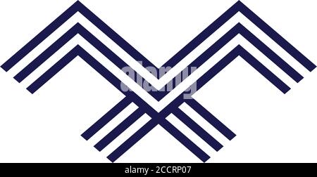 Outstanding professional elegant trendy awesome artistic sport M MX XM initial based Alphabet icon logo. Stock Vector